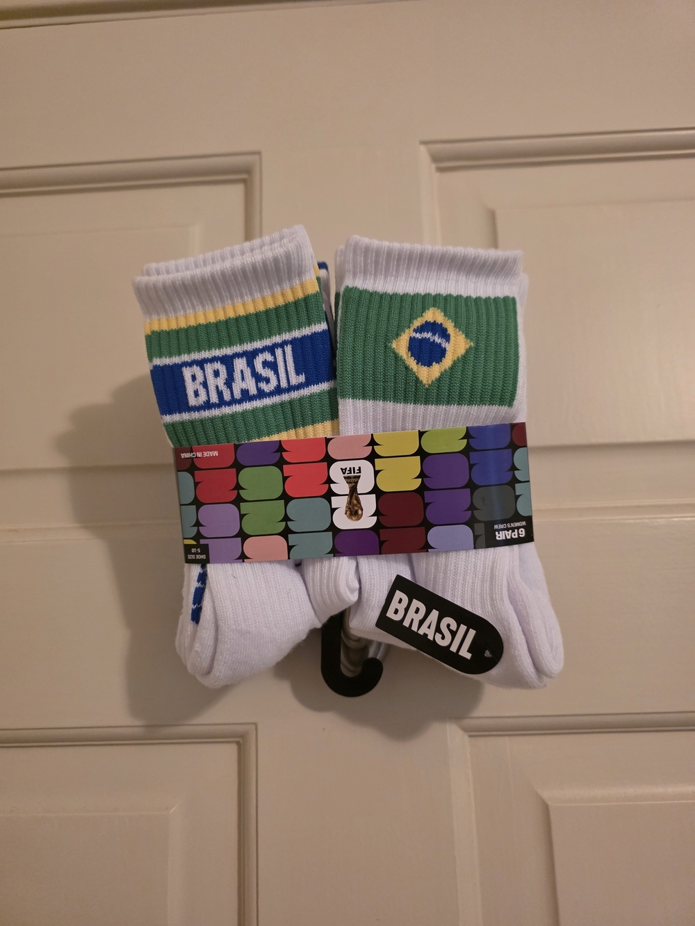 2026 FIFA World Cup Women's Crew Socks – BRASIL!!